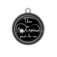Pendentif Cabochon Argent - une copine pour la vie