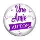 Cabochon Verre - une amie au top
