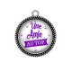 Pendentif Cabochon Argent - une amie au top