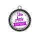 Pendentif Cabochon Argent - une amie au top
