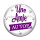 Cabochon Verre - une amie au top