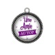 Pendentif Cabochon Argent - une amie au top
