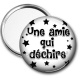 Miroir de poche - une amie qui déchire