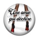 Cabochon Résine - amie qui déchire
