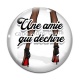 Cabochon Verre - amie qui déchire