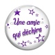 Cabochon Verre - amie qui déchire