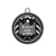 Pendentif Cabochon Argent - je suis une amie qui déchire