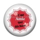 Cabochon Résine -  une amie qui déchire