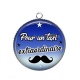 Pendentif Cabochon Argent - pour un taxi extraordinaire