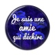 Cabochon Résine - je suis une amie qui déchire