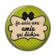 Cabochon Résine - je suis une amie qui déchire
