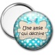 Miroir de poche - une amie qui déchire