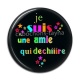 Cabochon Résine - je suis une amie qui déchire