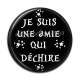 Cabochon Résine - je suis une amie qui déchire