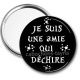 Miroir de poche - je suis une amie qui déchire