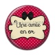 Cabochon Résine - une amie en or