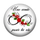 Cabochon Résine - une amie pour la vie