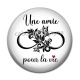 Cabochon Résine - une amie pour la vie