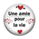Cabochon Résine - une amie pour la vie