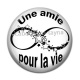 Cabochon Résine - une amie pour la vie