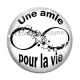 Cabochon Verre - une amie pour la vie