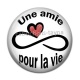 Cabochon Résine - une amie pour la vie