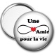 Miroir de poche - une amie pour la vie
