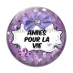 Cabochon Verre - amie pour la vie