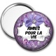 Miroir de poche - amie pour la vie