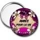 Miroir de poche - amies pour la vie