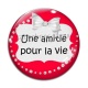 Cabochon Verre - une amitié pour la vie