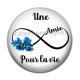 Cabochon Résine - une amie pour la vie