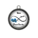 Pendentif Cabochon Argent - une amie pour la vie