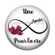 Cabochon Résine - une amie pour la vie