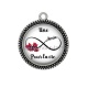 Pendentif Cabochon Argent - une amie pour la vie