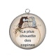 Pendentif Cabochon Argent - la plus chouette dse copines
