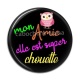 Cabochon Résine - mon amie est super chouette