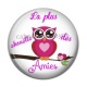 Cabochon Résine - la plus chouette des amies