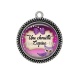 Pendentif Cabochon Argent - une chouette copine