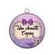 Pendentif Cabochon Argent - une chouette copine