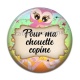 Cabochon Résine - pour ma chouette copine