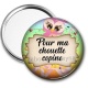 Miroir de poche - pour ma chouette copine