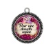 Pendentif Cabochon Argent - pour une chouette copine