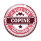 Cabochon Verre - je suis une copine formidable