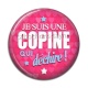 Cabochon Résine - je suis une copine qui déchire