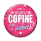 Cabochon Verre - je suis une copine qui déchire