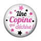 Cabochon Résine - je suis une copine qui déchire