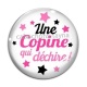 Cabochon Verre - je suis une copine qui déchire