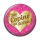 Cabochon Résine - une copine qui déchire