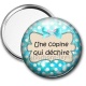 Miroir de poche -  une copine qui déchire